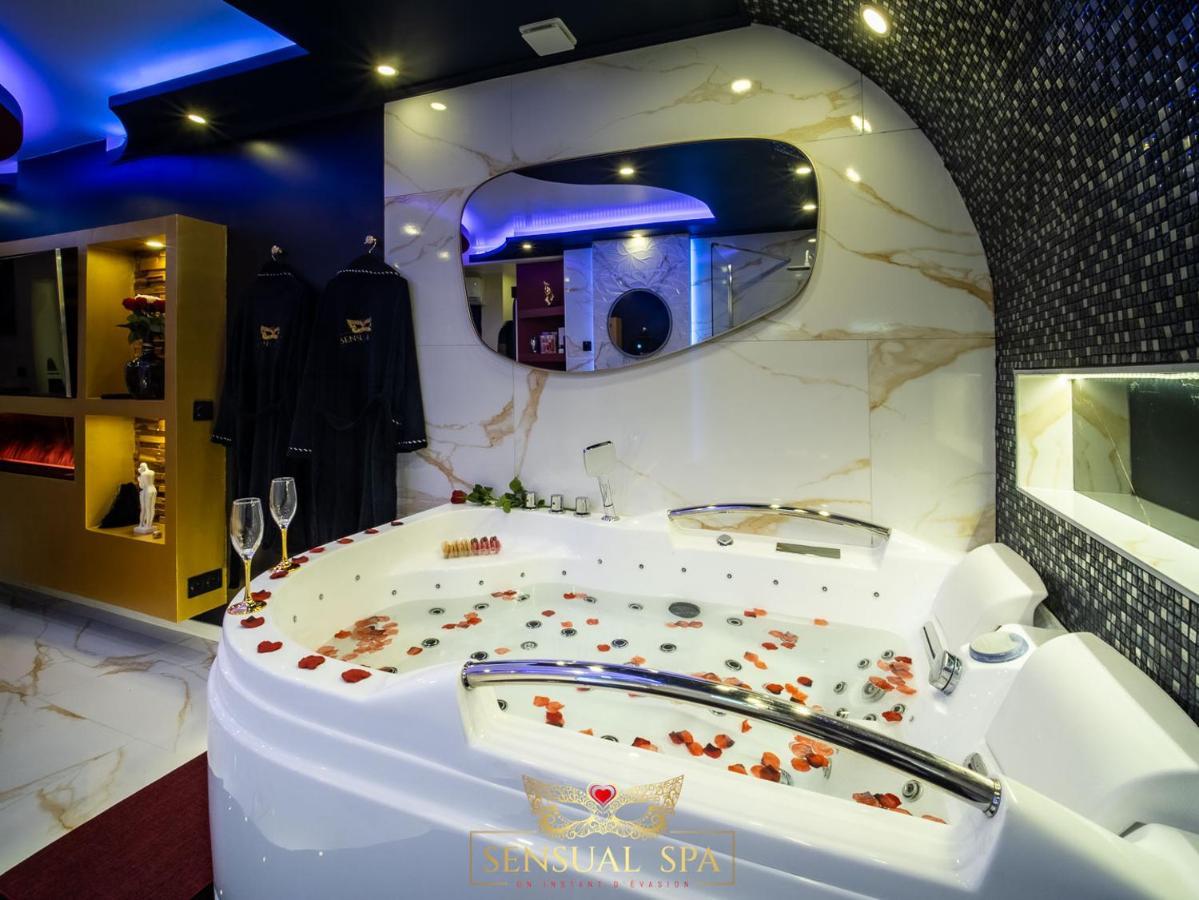 Sensual Spa- Love Room Jacuzzi Hammam Terrasse Nancy Exterior photo